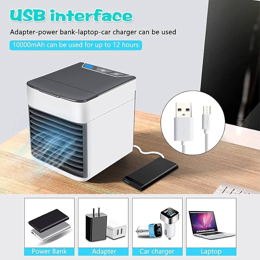 Amazon.co.jp : ミニエアコン、モバイルエアコンファン、ポータブル